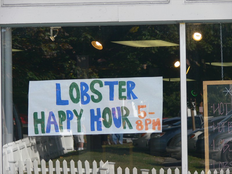 Lobster happy hour